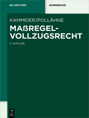 cover image of Maßregelvollzugsrecht